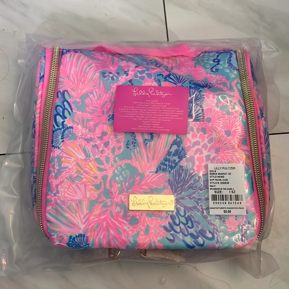 Lilly Pulitzer Bags Travel Toiletry Case With Containers Multi